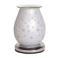 Aroma Snowflakes White Satin 3D Electric Wax Melt Warmer Extra Image 1 Preview